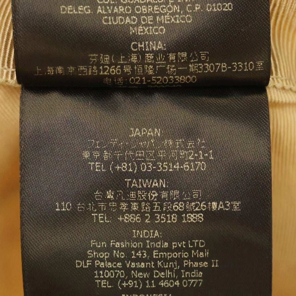 FENDI(フェンディ) FF Bucket Hat ズッカ柄 総柄 バケットハット 帽子 アイボリー FXQ789