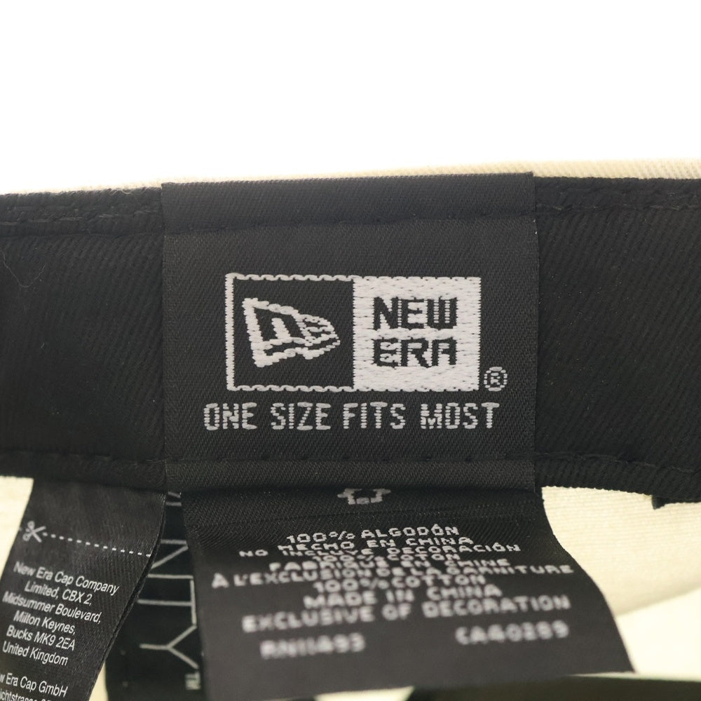 SAINT LAURENT PARIS(サンローランパリ) ×NEW ERA Logo Baseball Cap ニューエラ ロゴ刺繍 ベースボールキャップ アイボリー 801524 YCL36