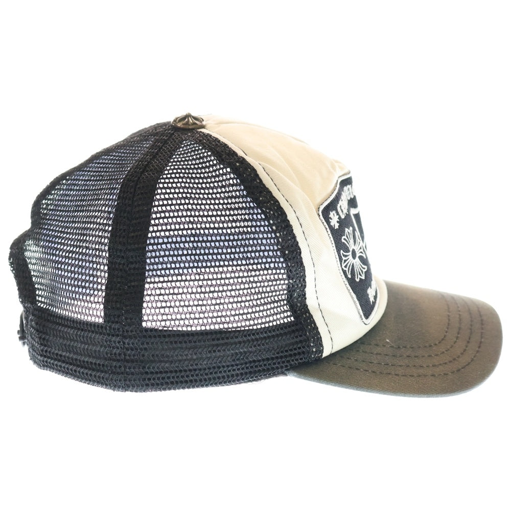 CHROME HEARTS(クロムハーツ) OLD TRUCKER CAP オールド CHパッチ メッシュトラッカーキャップ ブラック/ホワイト