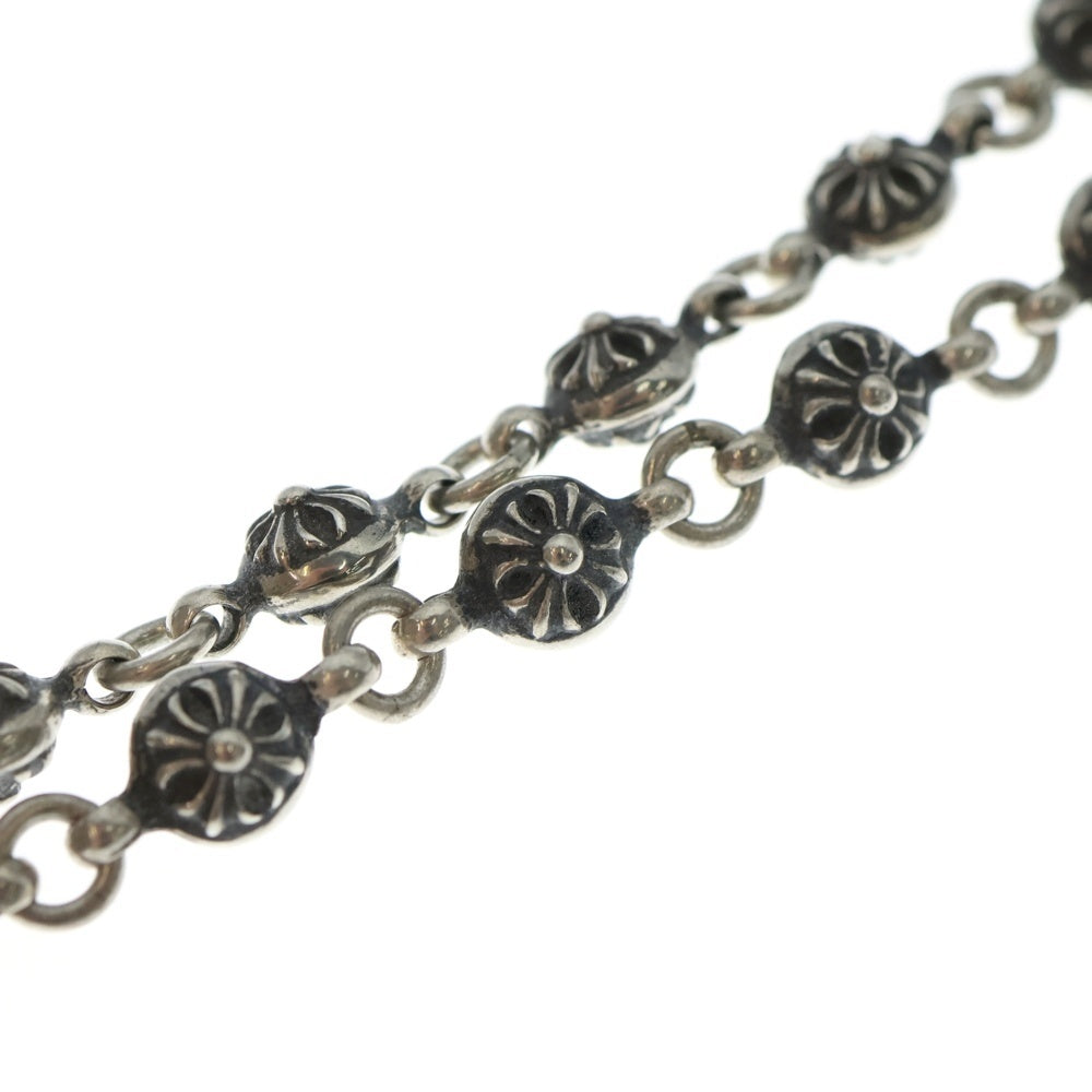 CHROME HEARTS(クロムハーツ) #1 CRSBL CHN SML CH CRS クロスボールチェーン スモールCHクロス ネックレス シルバー BCA193