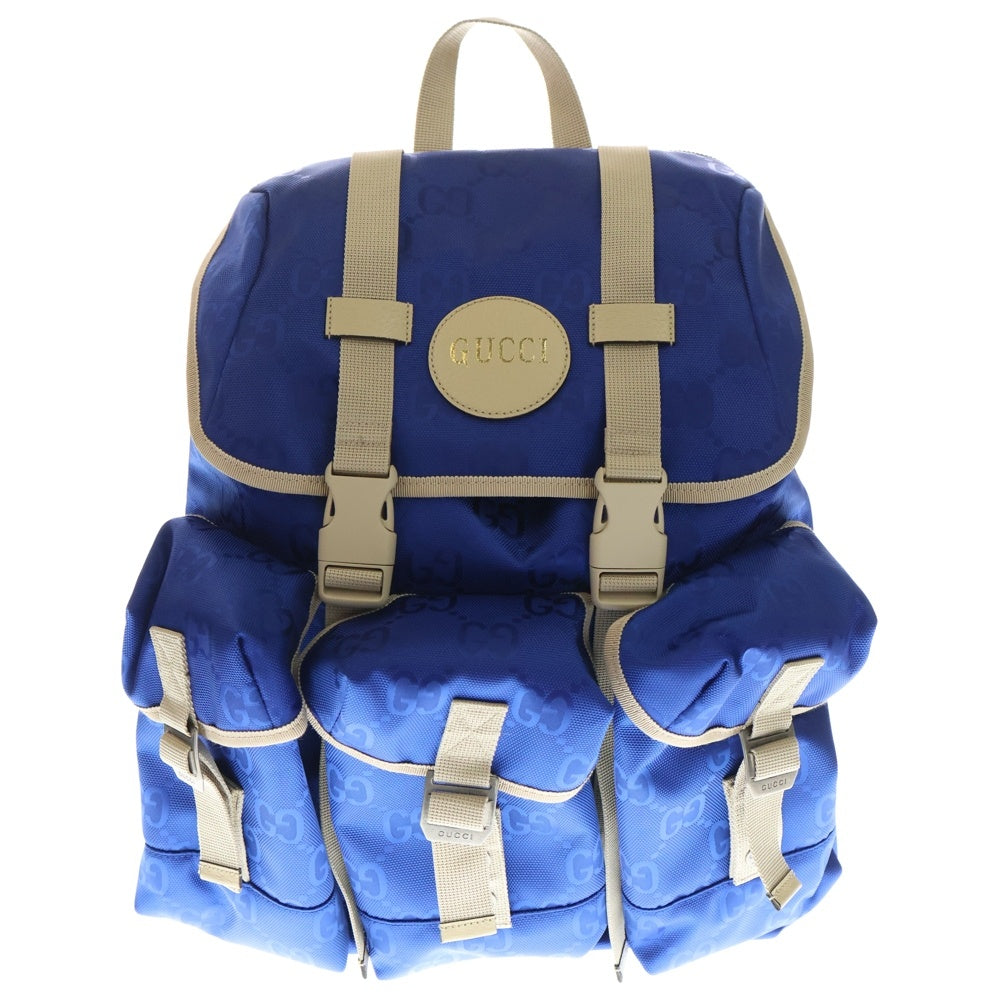 GUCCI(グッチ) オフ ザ グリッド GGナイロン バックパック リュックサック ブルー 626160