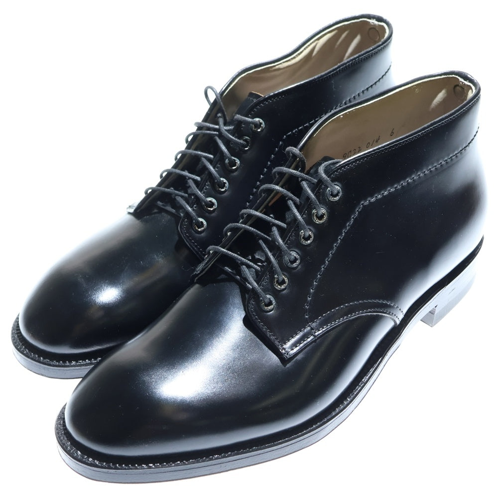 CHROME HEARTS(クロムハーツ) ×Alden LACE FRNT GRMMTS オールデン グロメット コードバン チャッカブーツ ブラック