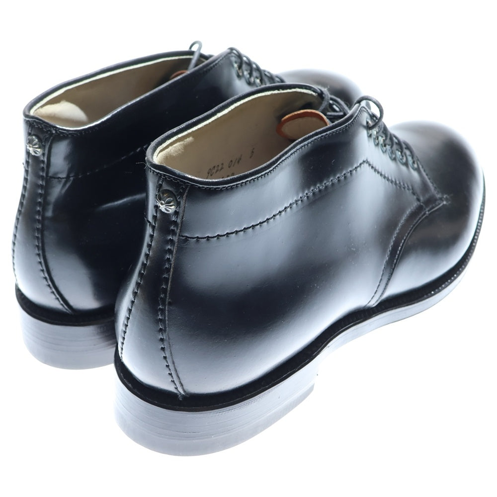 CHROME HEARTS(クロムハーツ) ×Alden LACE FRNT GRMMTS オールデン グロメット コードバン チャッカブーツ ブラック