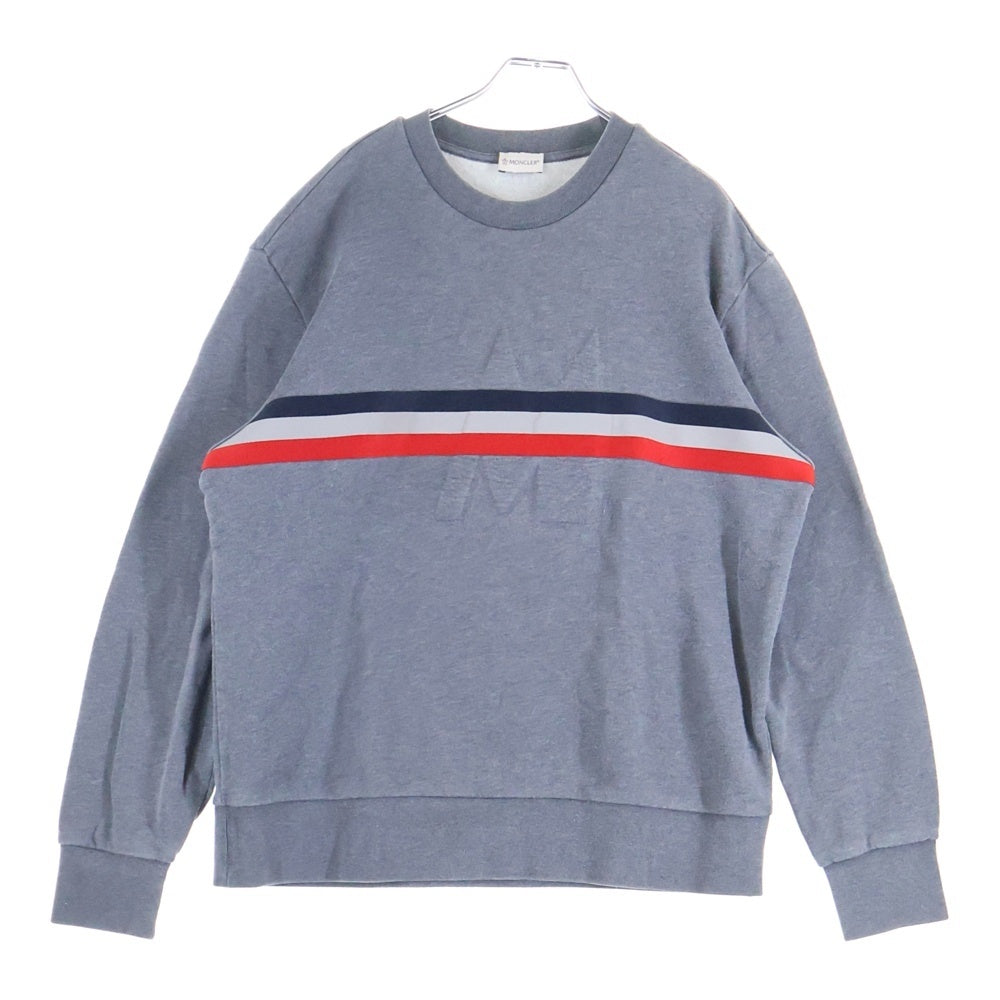 MONCLER(モンクレール) 20AW フロントライン クルーネック スウェットトレーナー グレー F20918G74720