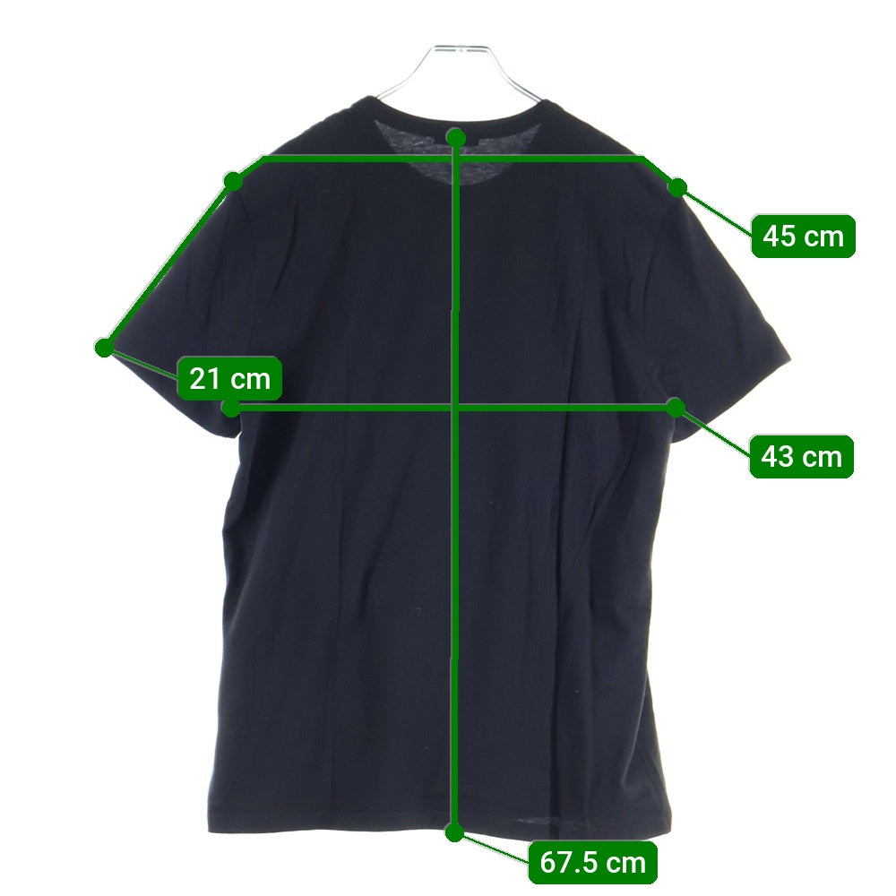 MONCLER(モンクレール) 20SS フロントロゴ クルーネック半袖Tシャツ カットソー ブラック F10918C70910