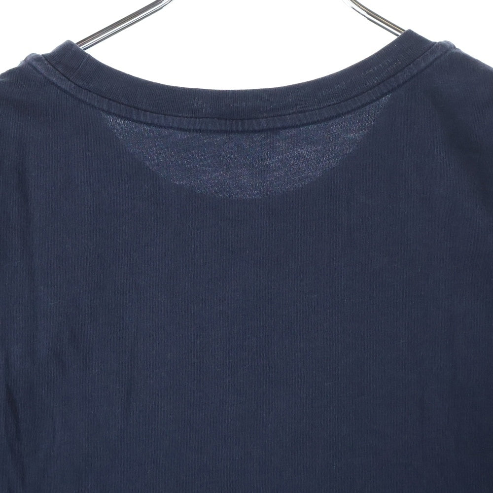 MONCLER(モンクレール) 22SS フロントマルチロゴ クルーネック半袖Tシャツ カットソー ネイビー H10918C00043