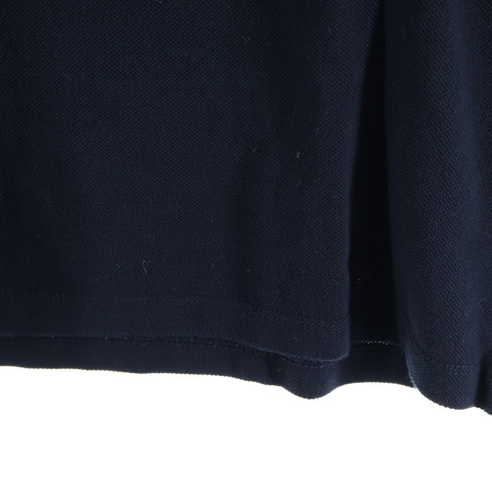 MONCLER(モンクレール) 21SS MAGLIA POLO MANICA CORTA リブライン サイドパッチ ポロシャツ ネイビー G10918A73400