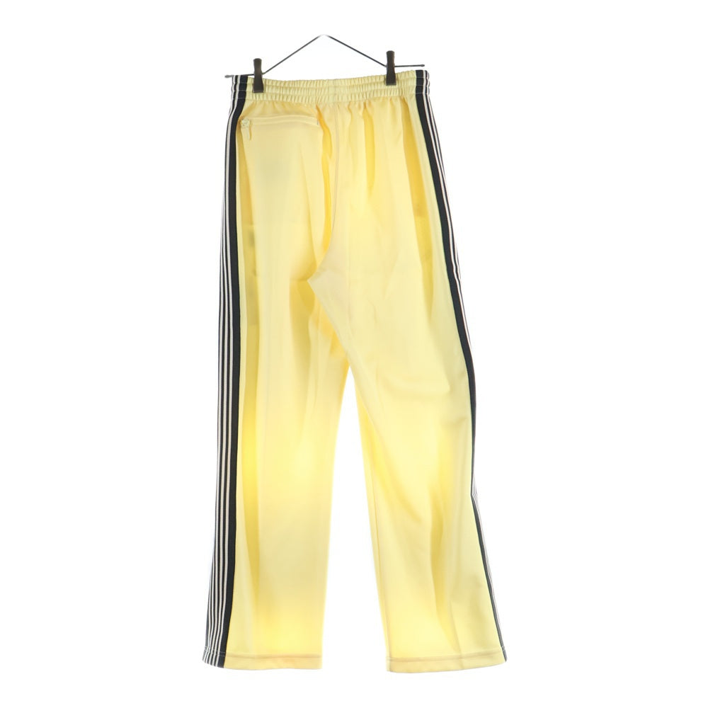 Needles(ニードルス) STUDIOUS別注 Track Pant-Poly Smooth パピヨン刺繍 サイドライン トラックパンツ イエロー MR444
