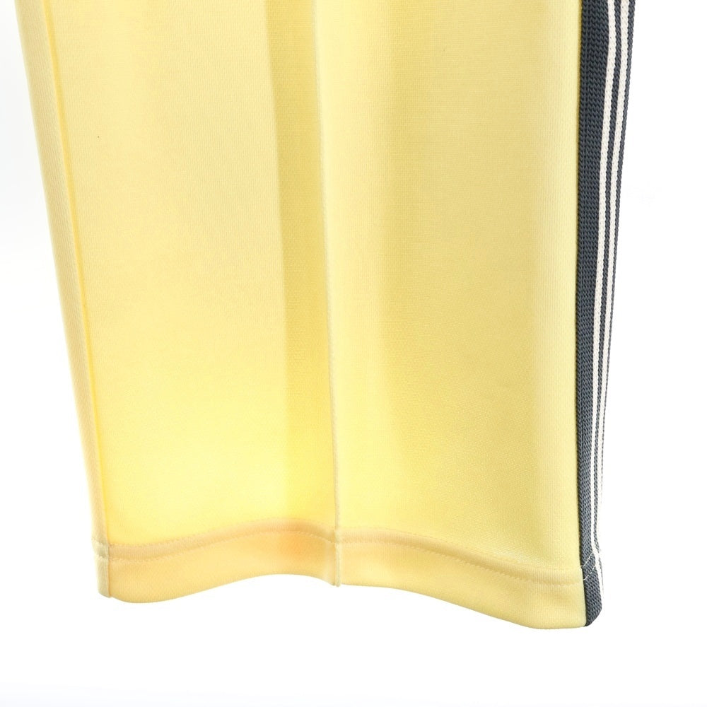 Needles(ニードルス) STUDIOUS別注 Track Pant-Poly Smooth パピヨン刺繍 サイドライン トラックパンツ イエロー MR444