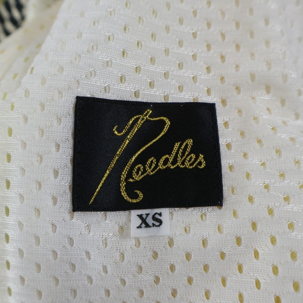 Needles(ニードルス) STUDIOUS別注 Track Pant-Poly Smooth パピヨン刺繍 サイドライン トラックパンツ イエロー MR444