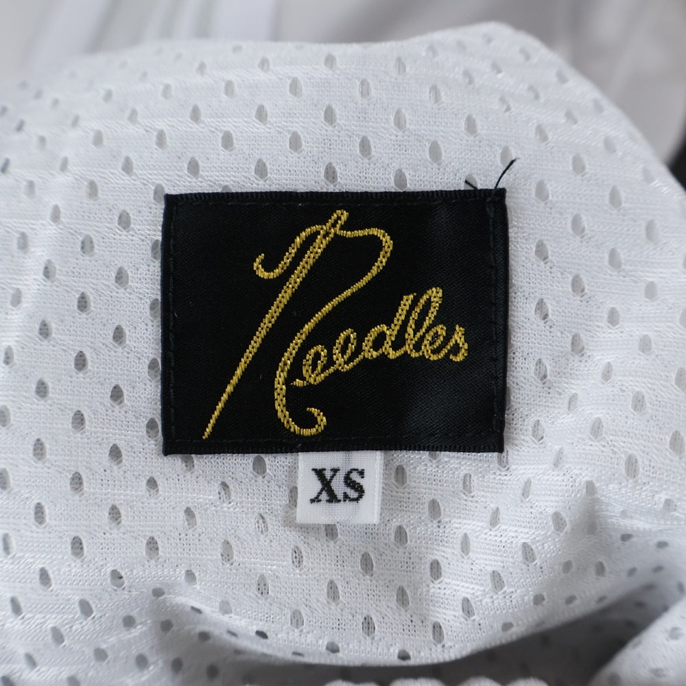 Needles(ニードルス) STUDIOUS別注 Track Pant パピヨン刺繍 サイドライン トラックパンツ グレー NS1558