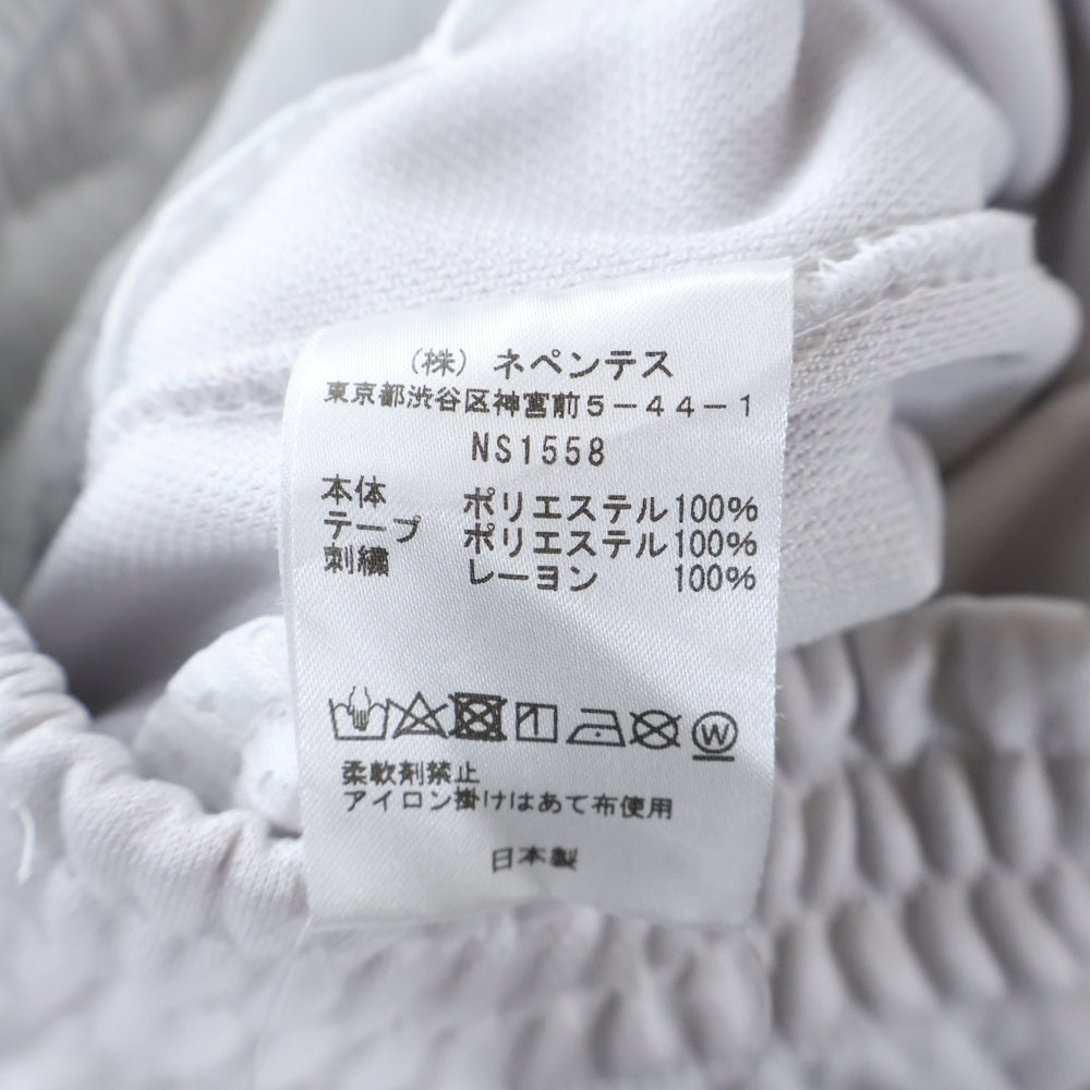 Needles(ニードルス) STUDIOUS別注 Track Pant パピヨン刺繍 サイドライン トラックパンツ グレー NS1558