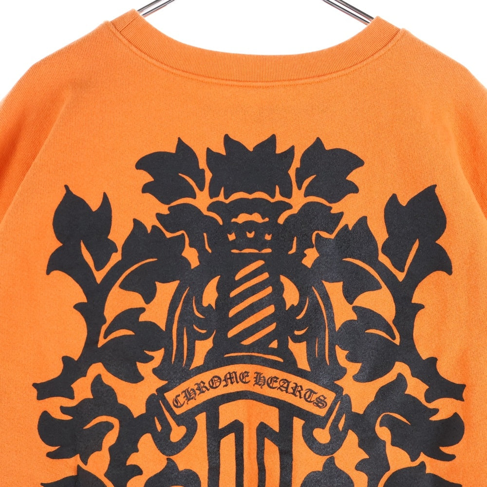 CHROME HEARTS(クロムハーツ) VINE DGR CRW SWT ヴァインダガー プリント クルーネック スウェットトレーナー オレンジ