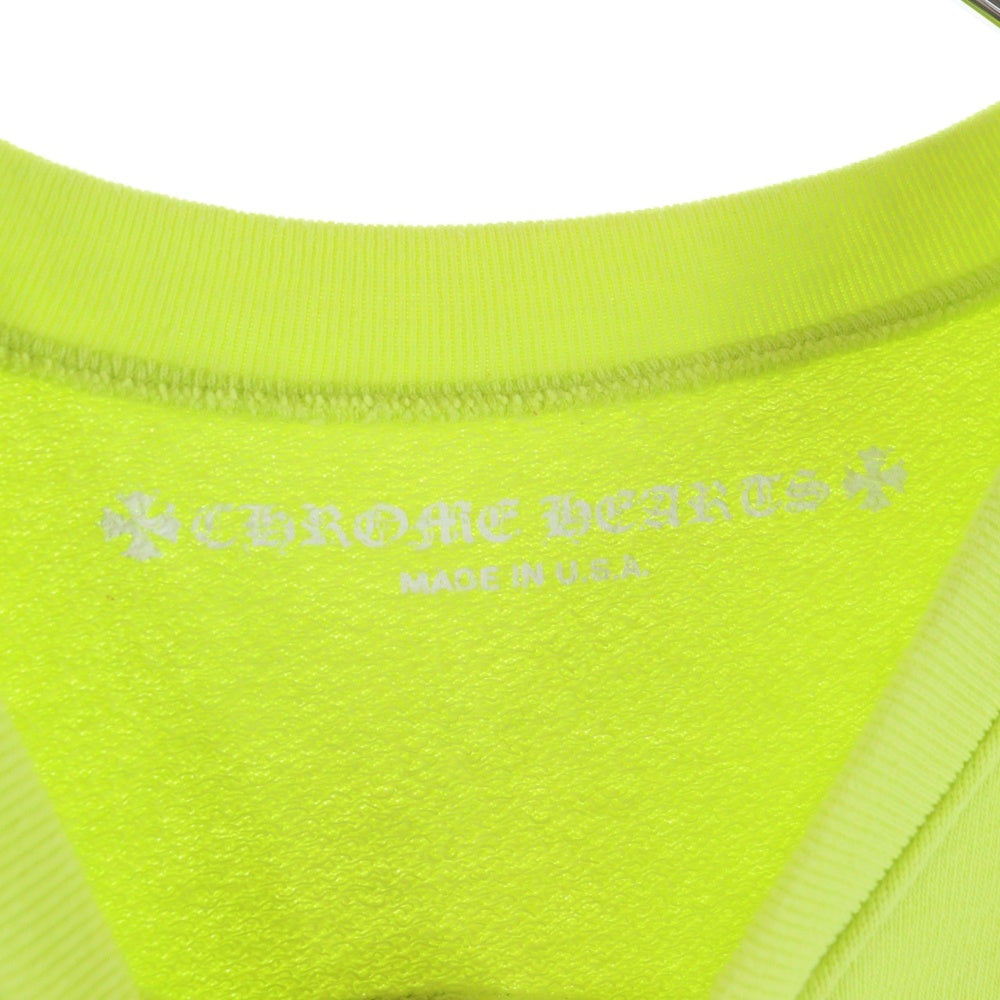 CHROME HEARTS(クロムハーツ) 22AW ×MATTY BOY PPO CHAIN GAME マッティボーイ チェーンゲーム クルーネック スウェットトレーナー イエロー