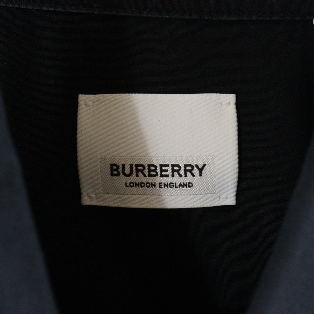 BURBERRY(バーバリー) TBロゴワッペン ロングスリーブ 長袖シャツ ブラック 8023463