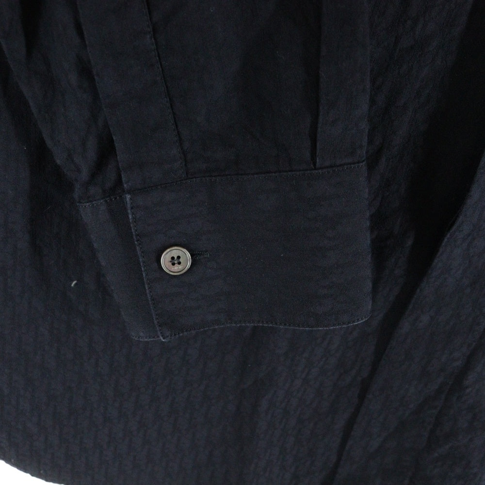 DIOR(ディオール) オブリーク総柄 ロングスリーブ 長袖シャツ ブラック 013C502A4743