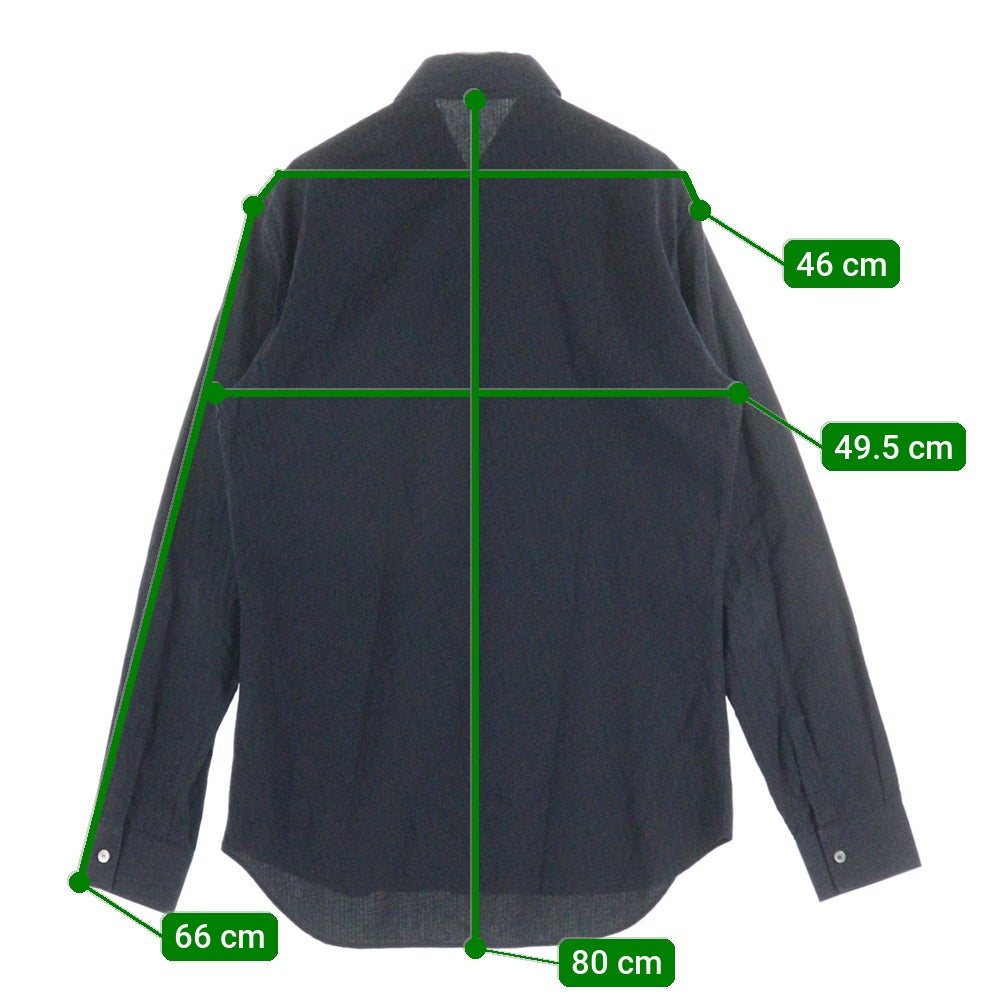 DIOR(ディオール) オブリーク総柄 ロングスリーブ 長袖シャツ ブラック 013C502A4743