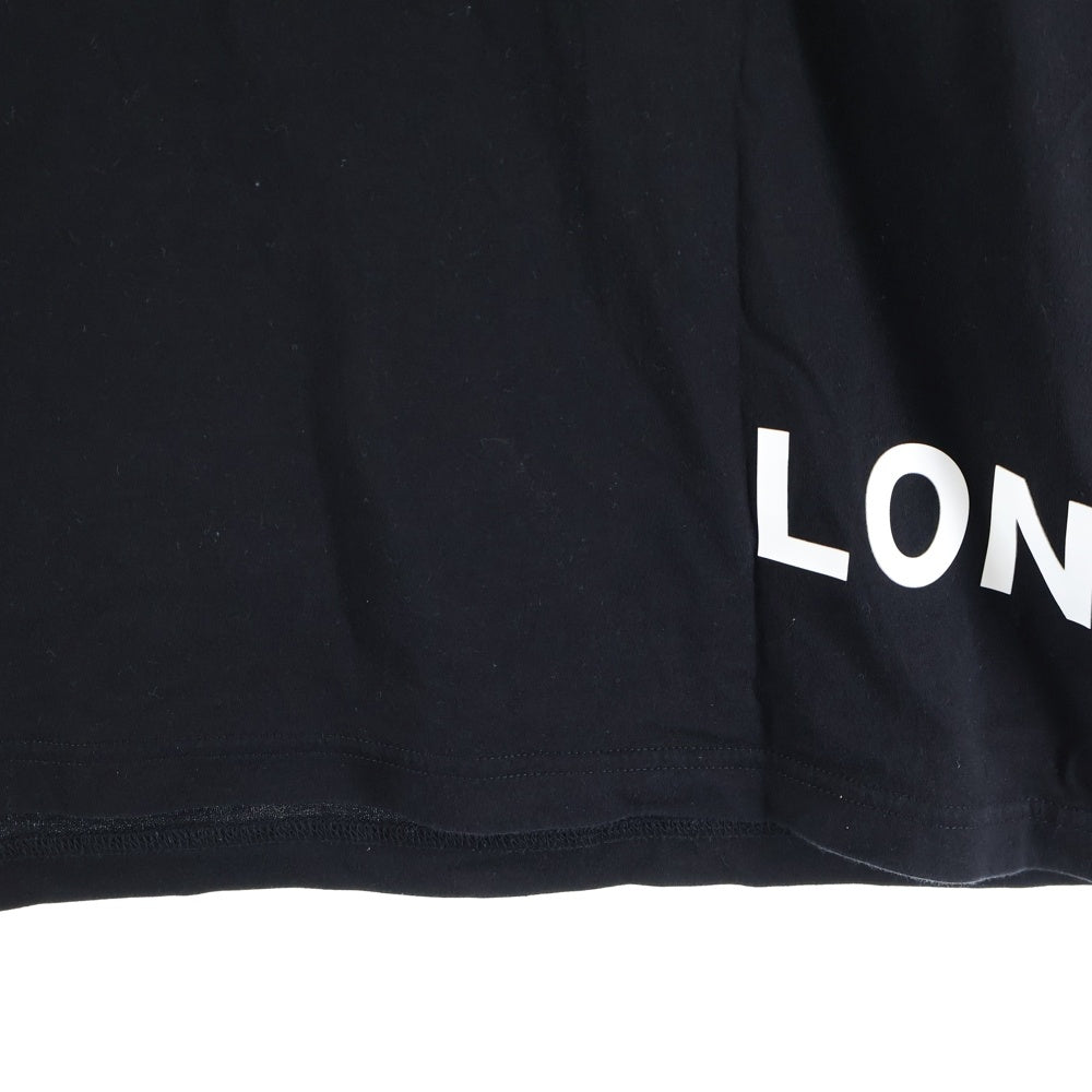 BURBERRY(バーバリー) 22SS ホースフェリー ロゴプリント クルーネック 半袖 Tシャツ カットソー ブラック 8040694
