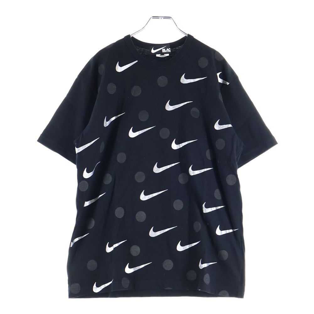 BLACK COMME des GARCONS(ブラックコムデギャルソン) 25SS ×NIKE ナイキ クルーネック 半袖Tシャツカットソー ブラック 1O-T102
