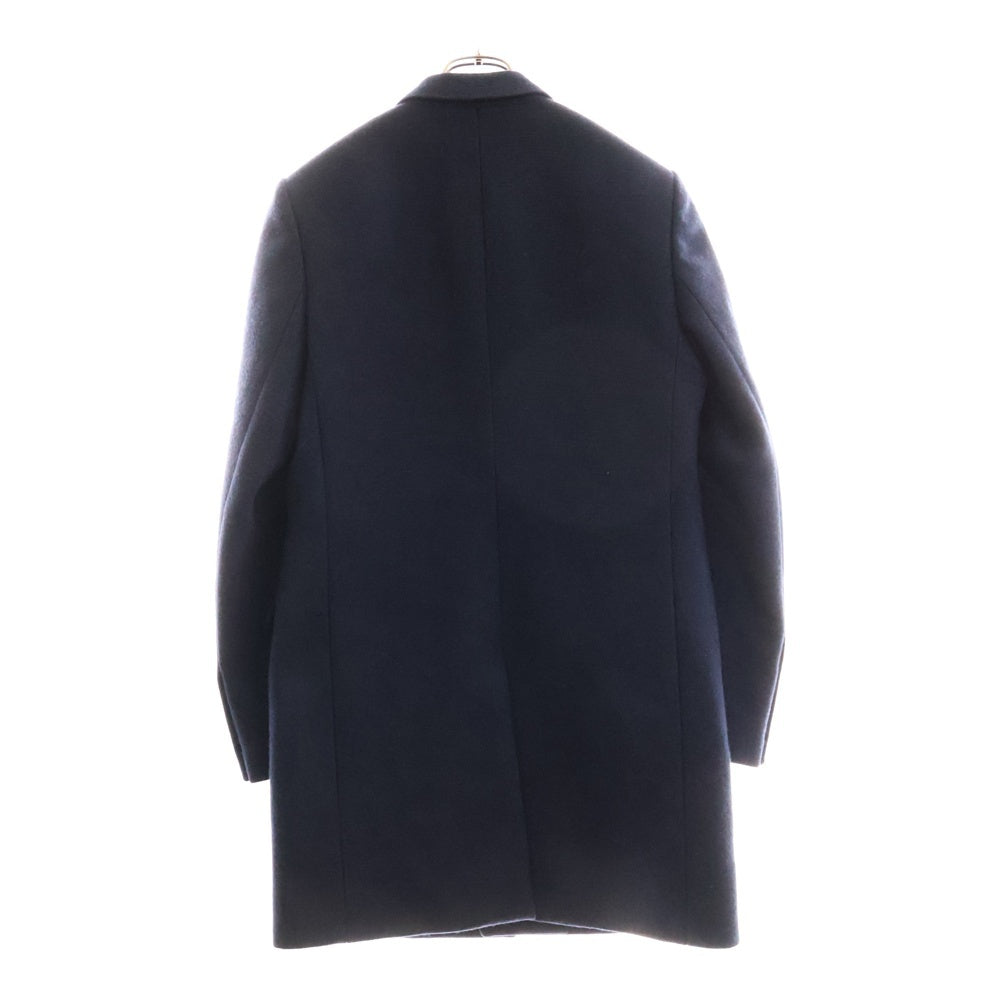 Dior HOMME(ディオールオム) 14AW ヴァージン ウール チェスターコート ネイビー 433C310A3185