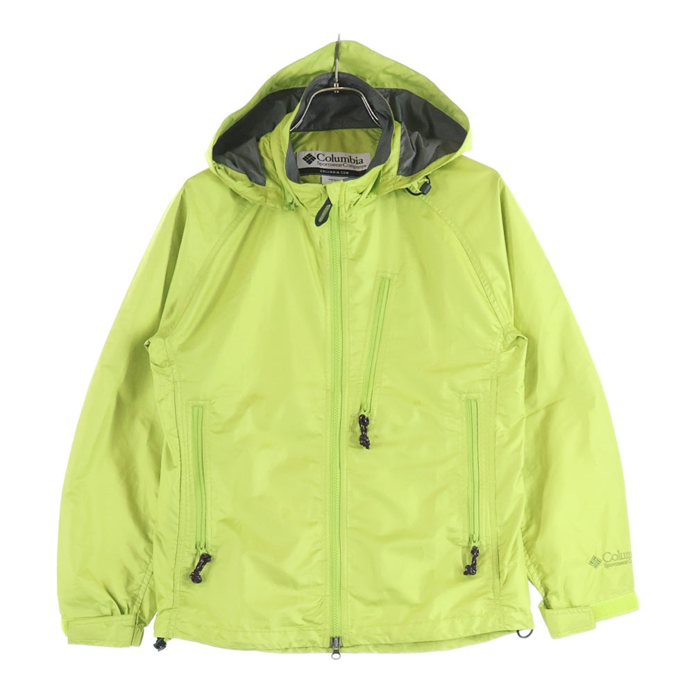 Columbia(コロンビア) フロントジップ フーデッド ナイロンジップパーカー イエロー S5-PL3218