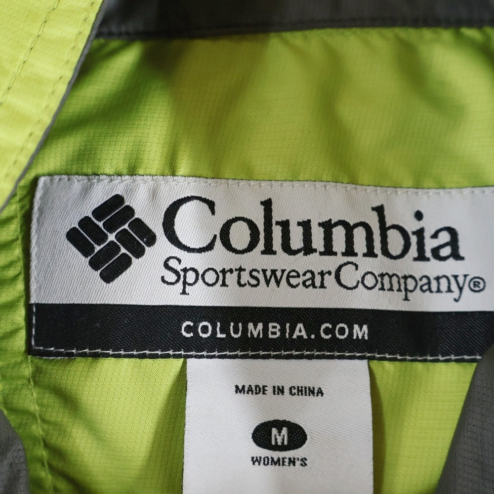 Columbia(コロンビア) フロントジップ フーデッド ナイロンジップパーカー イエロー S5-PL3218