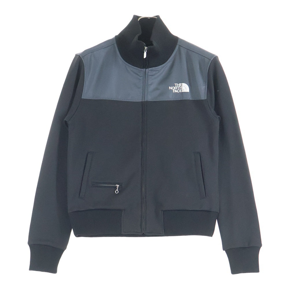 THE NORTH FACE(ザノースフェイス) DENALI TRACK JACKET フロントロゴ ジップアップジャケット ジャージ ブラック AT40850