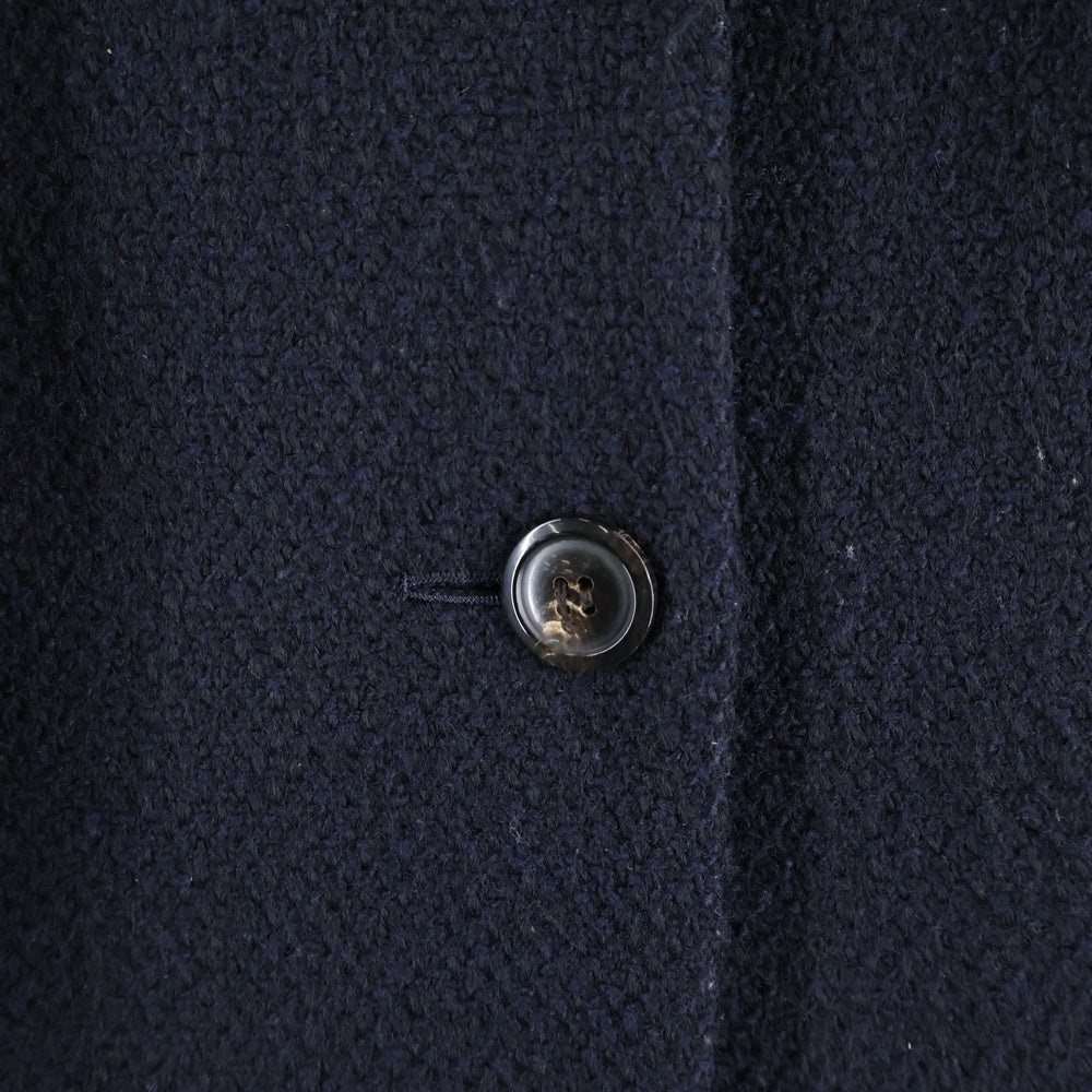 TOMORROWLAND(トゥモローランド) 4B ウール ロングコート ブラック 720034 R-02