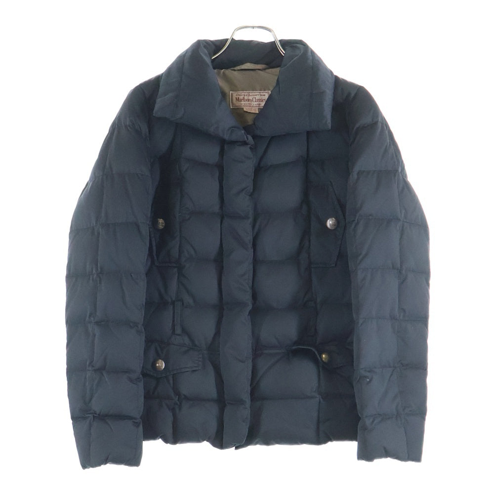 NO BRAND(ノーブランド) MARLBORO CLASSICS マルボロクラシック ウエストベルト 中綿ダウンジャケット ブラック レディース 3XV6123 L0090110