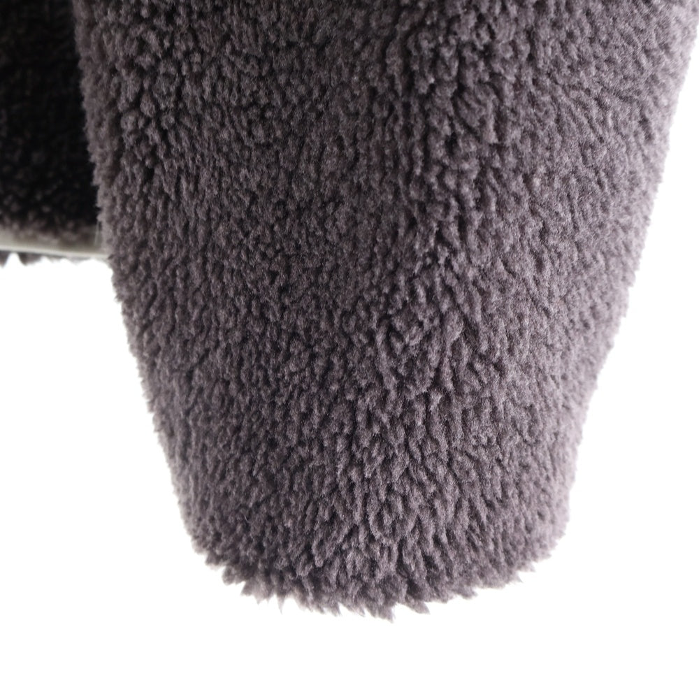 PUMA(プーマ) ボアナイロン リバーシブル ジップアップジャケット ベージュ/グレー 589581-41