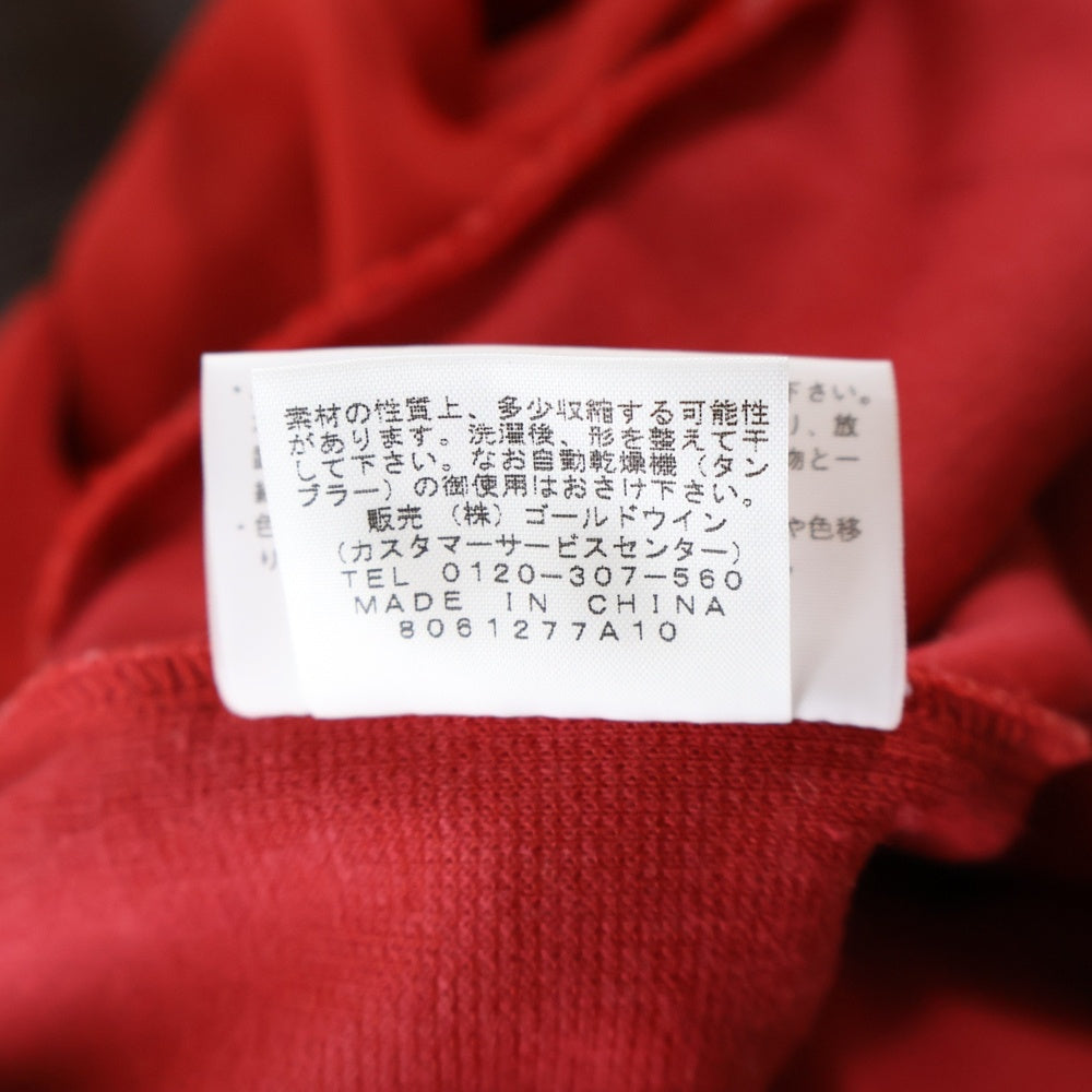 THE NORTH FACE(ザノースフェイス) DENALI TRACK JACKET フロントロゴ ジップアップジャケット ジャージ レッド AT40850