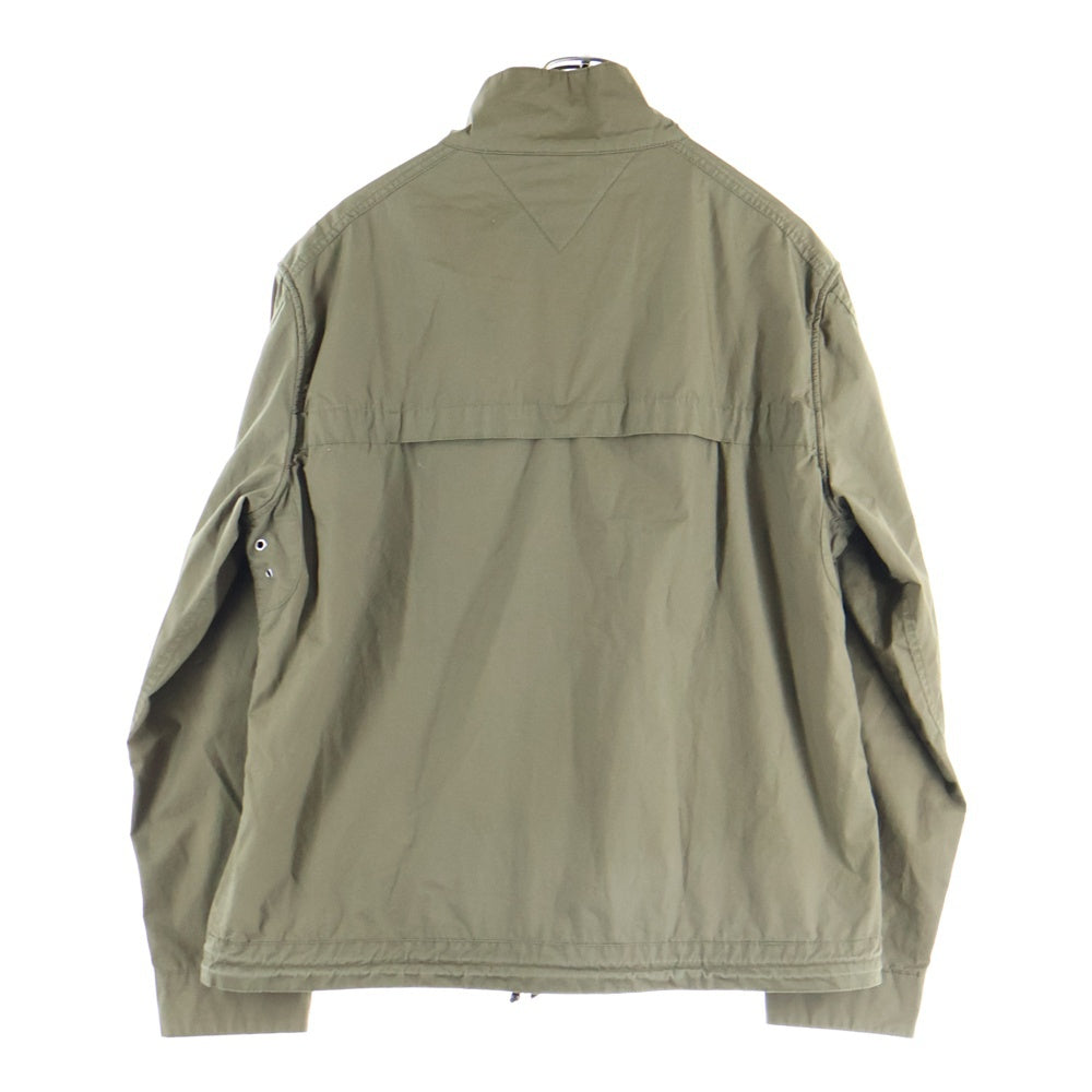 TOMMY HILFIGER(トミーヒルフィガー) ダブルポケット ナイロンジップアップ カーゴジャケット カーキ 112-611109-360
