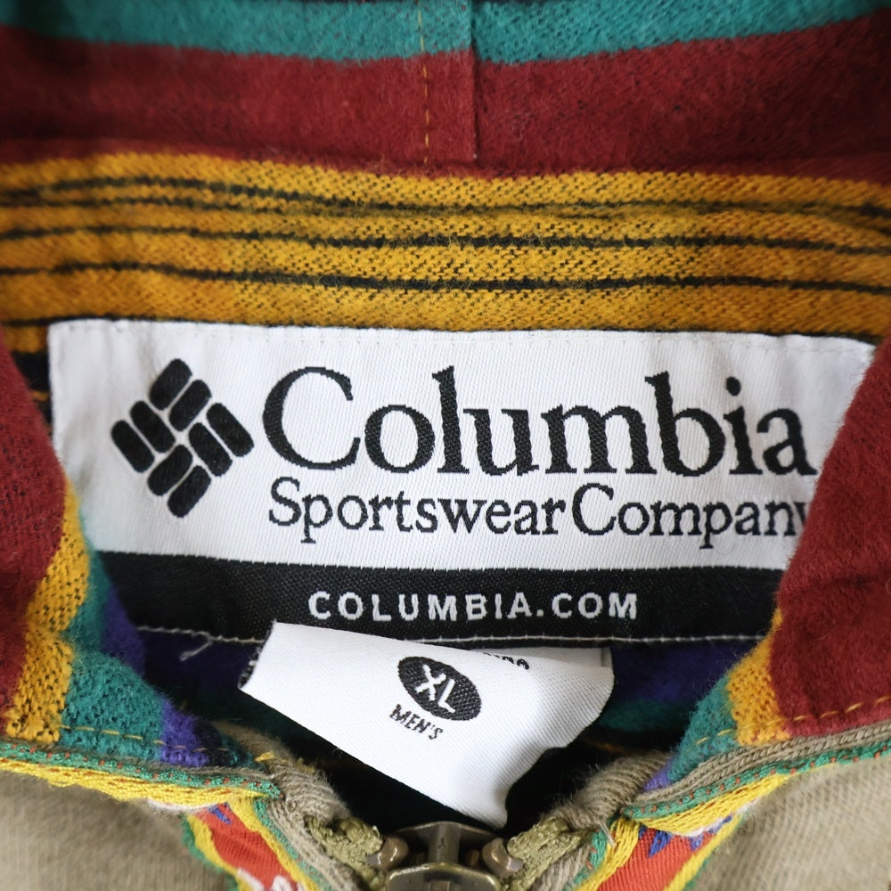 Columbia(コロンビア) ペコス フーディ ジップアップパーカー ベージュ PM6188