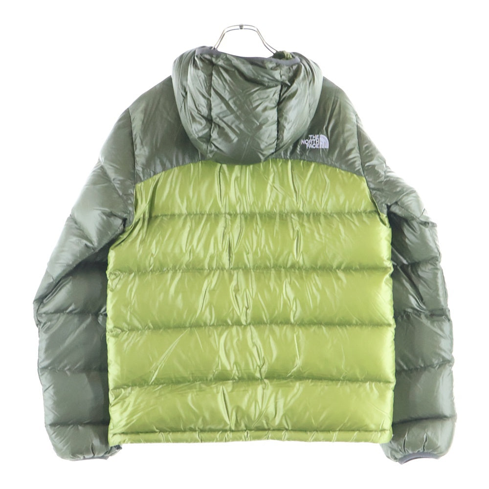 THE NORTH FACE(ザノースフェイス) フロントロゴ ジップアップ 中綿ダウンジャケット グリーン ND18805