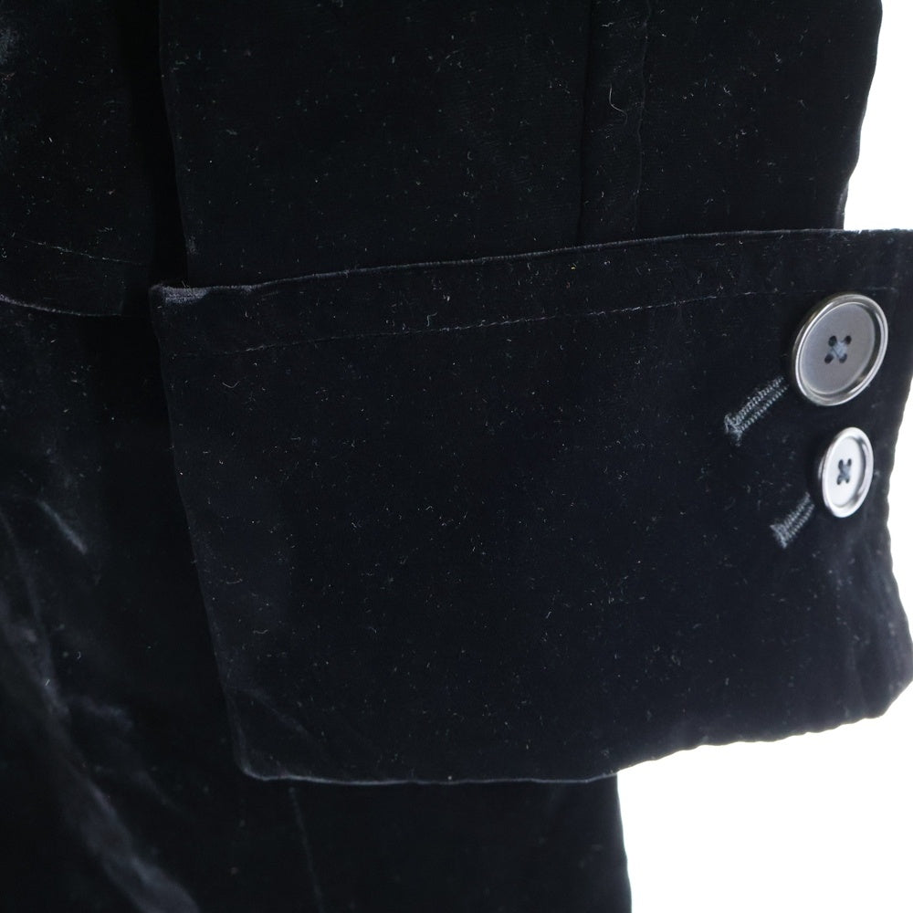 Paul Smith(ポールスミス) ベルベット チェスターコート ブラック PM-KY-40306
