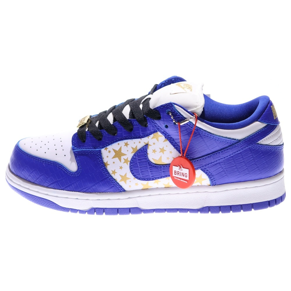 NIKE SB(ナイキエスビー) ×SUPREME DUNK LOW OG シュプリーム ダンク ローカットスニーカー ブルー/ホワイト US9/27cm DH3228-100