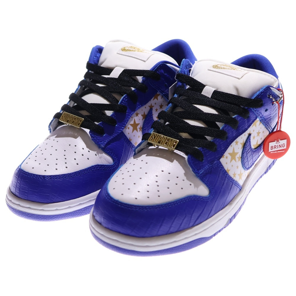 NIKE SB(ナイキエスビー) ×SUPREME DUNK LOW OG シュプリーム ダンク ローカットスニーカー ブルー/ホワイト US9/27cm DH3228-100