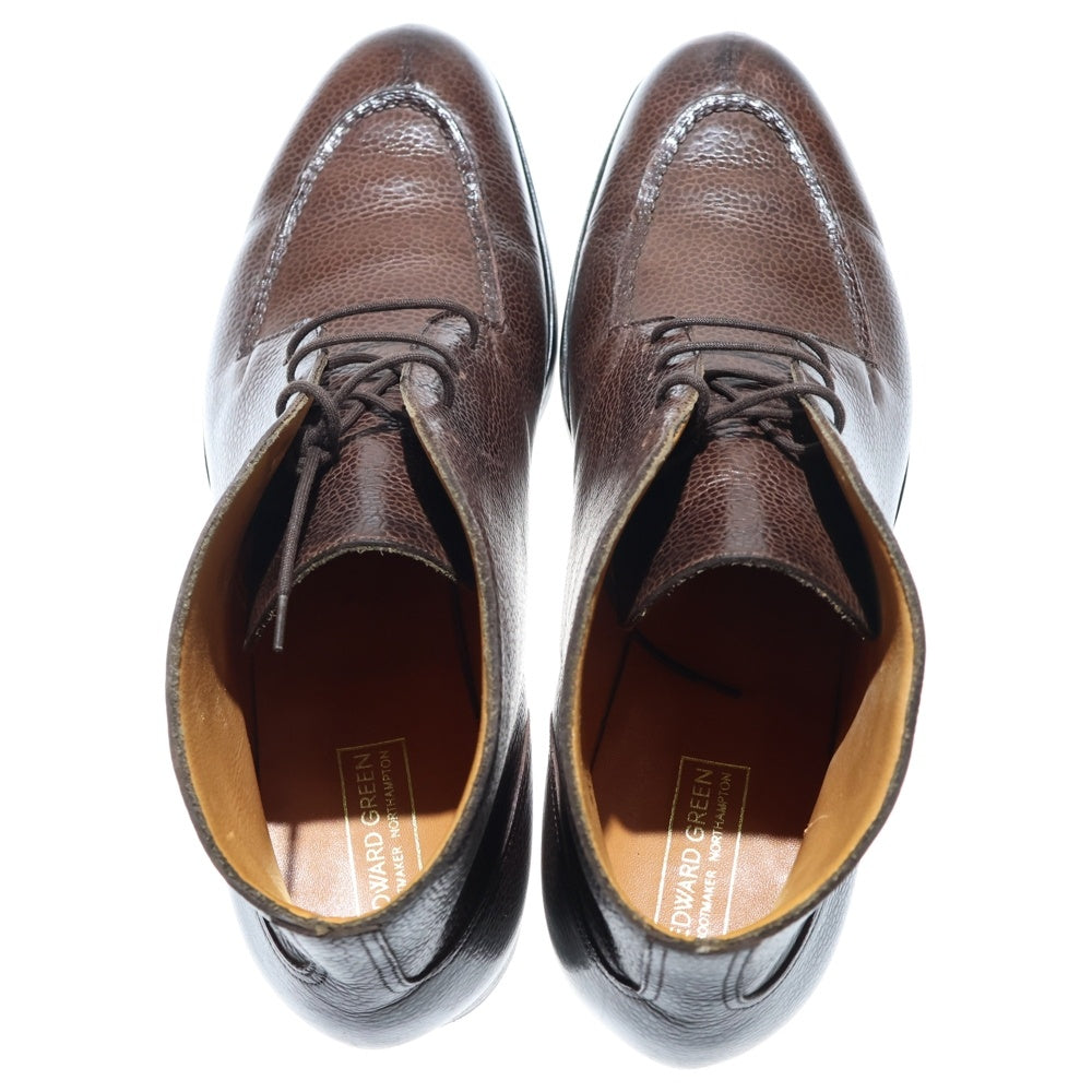 EDWARD GREEN(エドワードグリーン) HALIFAX ハリファックス モックトゥ レースアップ チャッカブーツ ブラウン 18357