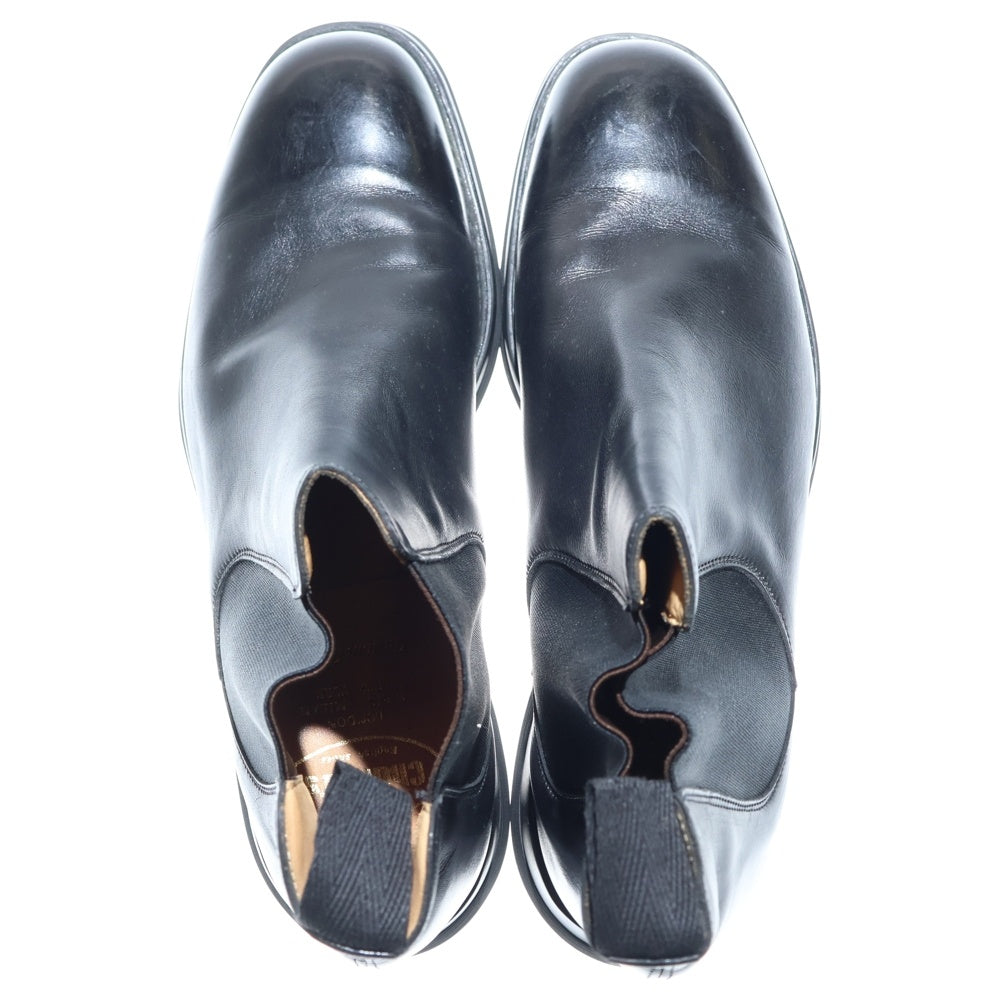 Church's(チャーチ) DEVON ラバーソール レザー サイドゴア ブーツ ブラック