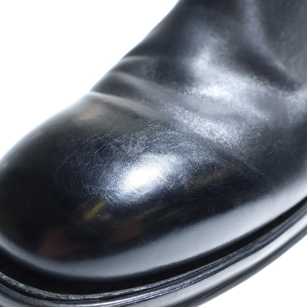 Church's(チャーチ) DEVON ラバーソール レザー サイドゴア ブーツ ブラック