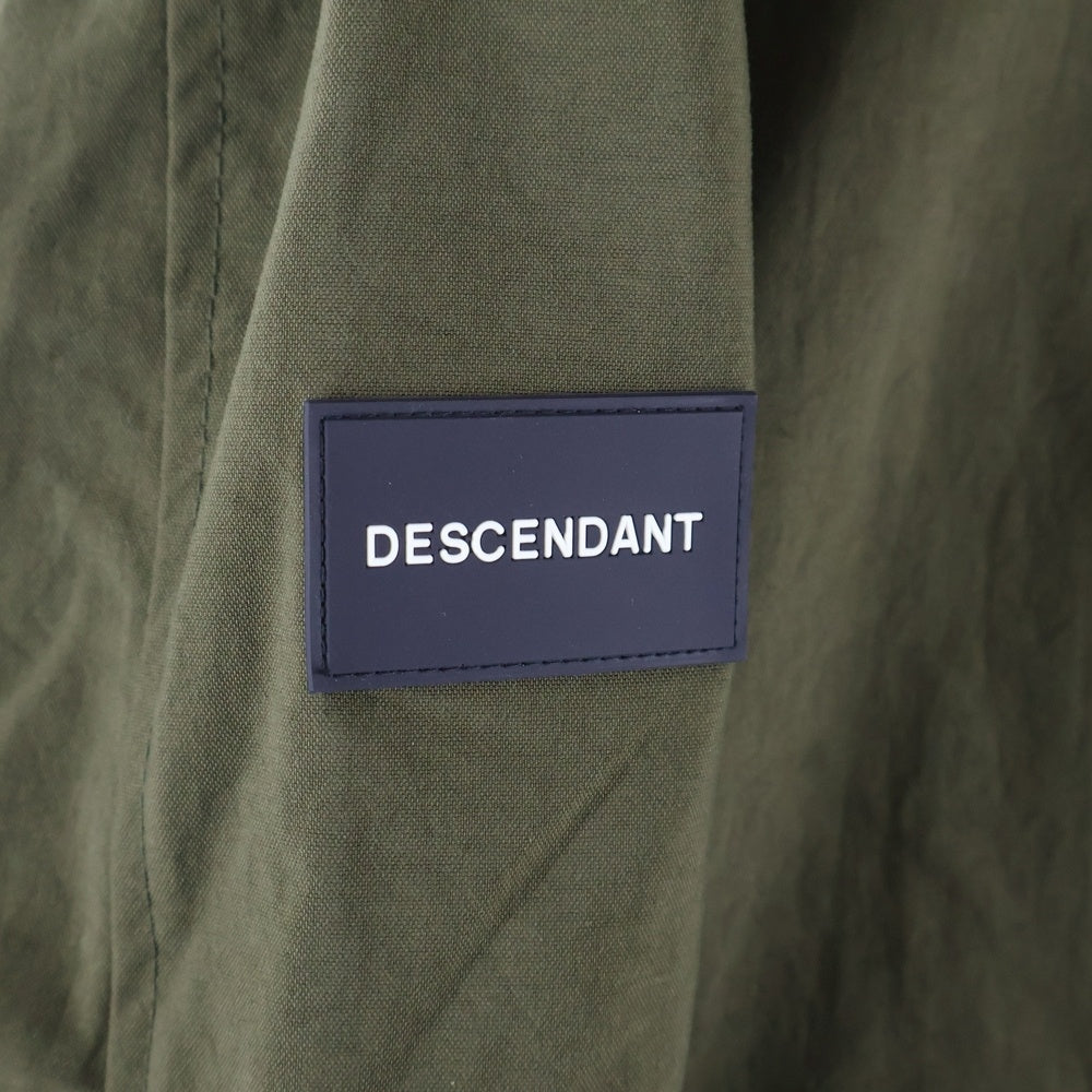 DESCENDANT(ディセンダント) 19SS GAME SOUTIEN COLLAR COAT ゲーム ステンカラー コットン カバーオール ジャケット コート グリーン
