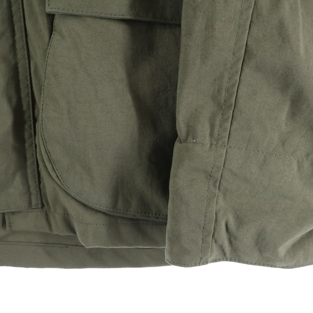 DESCENDANT(ディセンダント) 19SS GAME SOUTIEN COLLAR COAT ゲーム ステンカラー コットン カバーオール ジャケット コート グリーン