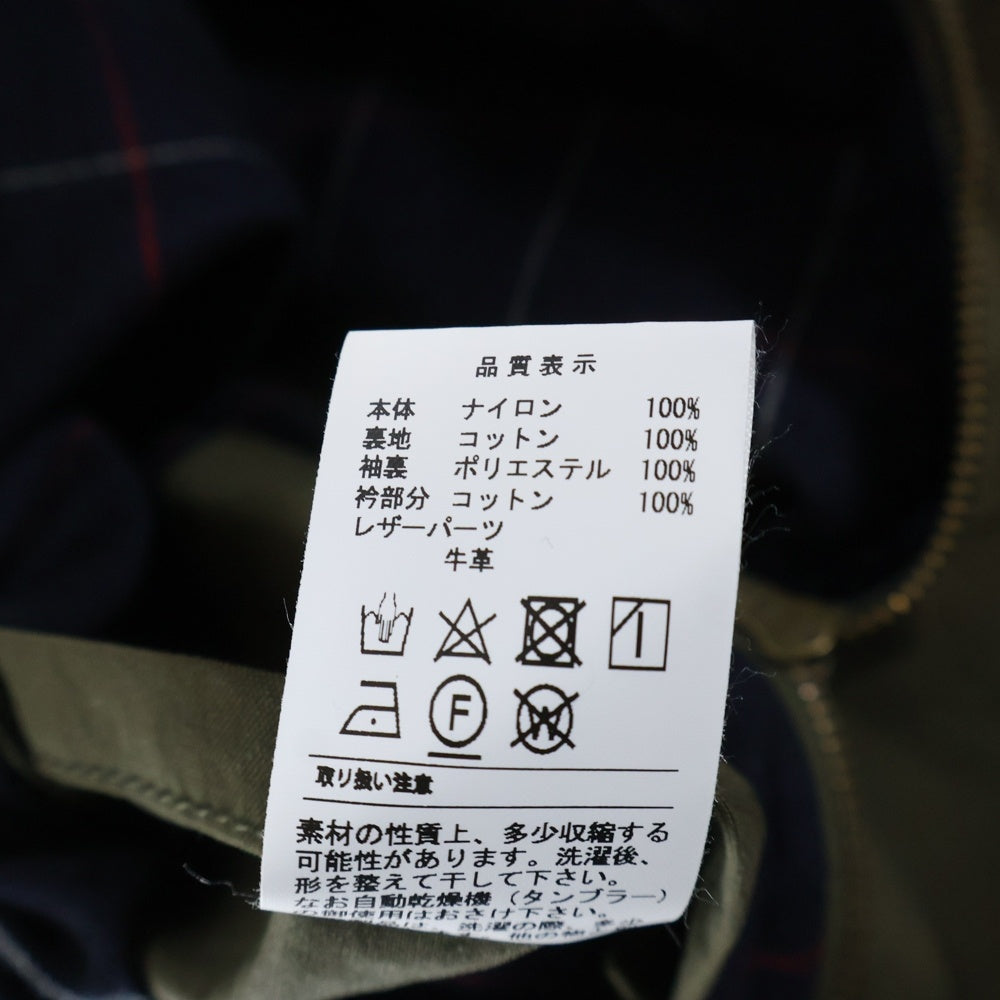 DESCENDANT(ディセンダント) 19SS GAME SOUTIEN COLLAR COAT ゲーム ステンカラー コットン カバーオール ジャケット コート グリーン