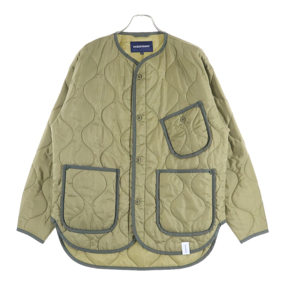 DESCENDANT(ディセンダント) 19AW REMNANTS QUILTING JACKET レムナント キルティング ナイロン ジャケット オリーブ