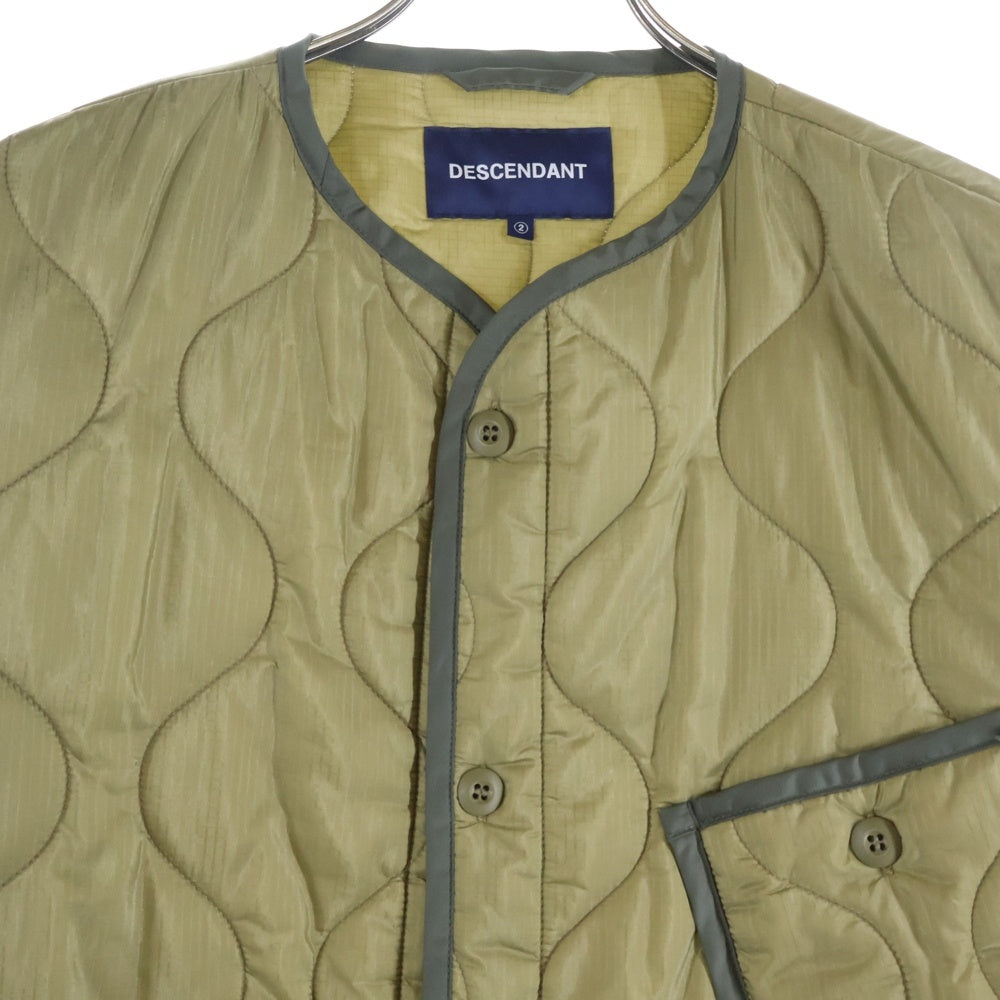DESCENDANT(ディセンダント) 19AW REMNANTS QUILTING JACKET レムナント キルティング ナイロン ジャケット オリーブ