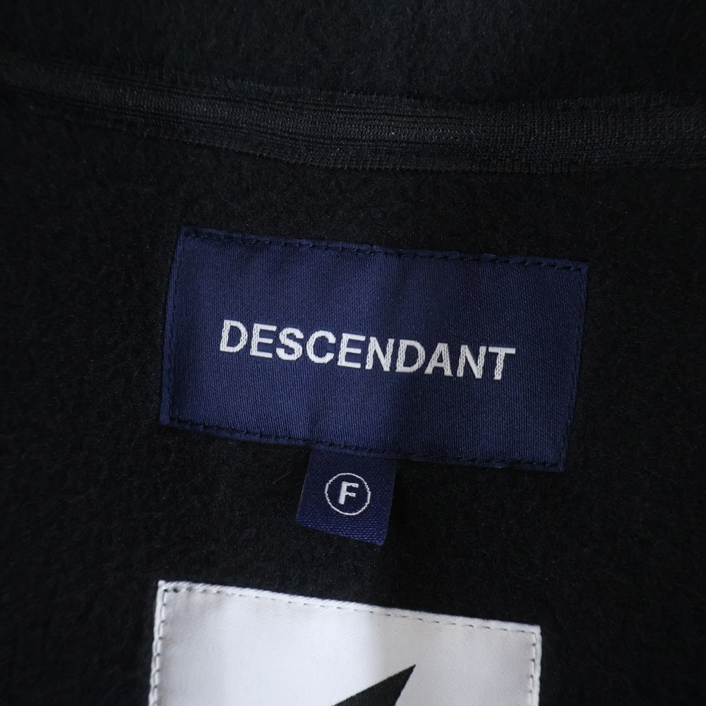 DESCENDANT(ディセンダント) 23AW ×Ron Herman CACHALOT FLEECE GOWN ロンハーマン フリースガウンコート ブラック