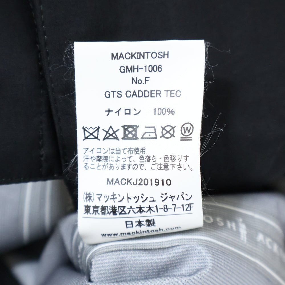 MACKINTOSH(マッキントッシュ) GTS CADDER TEC ナイロン コーチジャケット ブラック GMH-1006