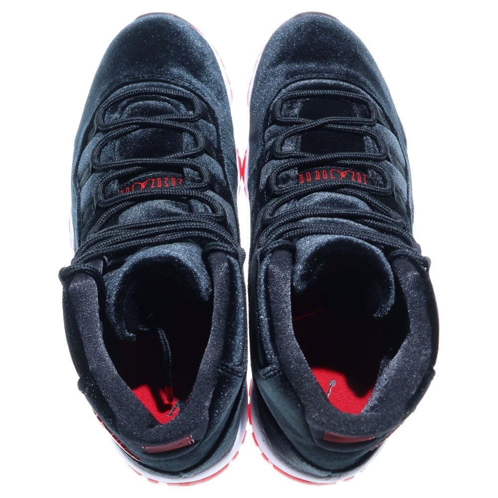 NIKE(ナイキ) WMNS AIR JORDAN 11 RETORO BRED VELVET ウィメンズ エアジョーダン 11 レトロ ブレッドベルベット ハイカットスニーカー US10.5/27.5cm DB5457-061