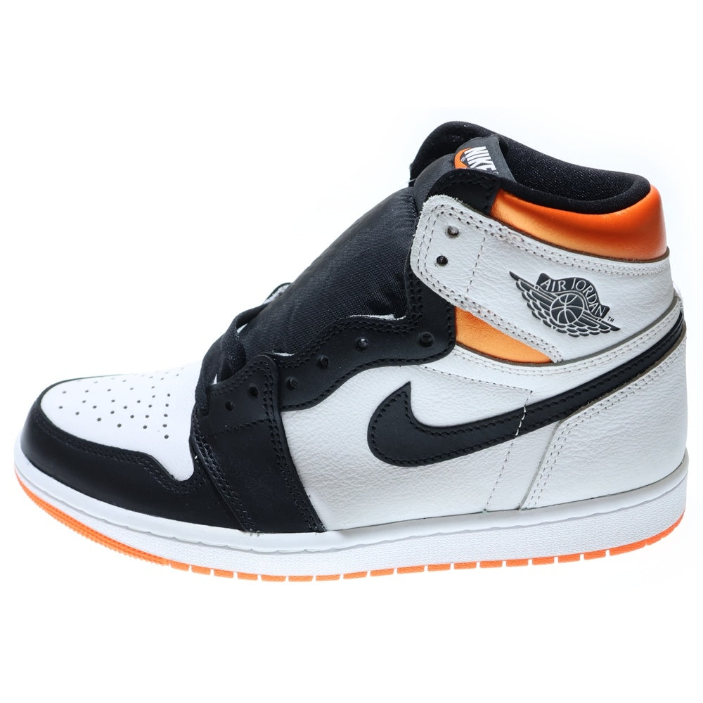 NIKE(ナイキ) AIR JORDAN 1 HIGH OG ELECTRO ORANGE エア ジョーダン 1 エレクトロ オレンジ ハイカットスニーカー ホワイト/オレンジ US8.5/26.5cm 555088-180