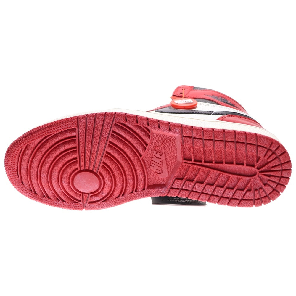 NIKE(ナイキ) AIR JORDAN 1 HIGH OG CHICAGO LOST & FOUND エアジョーダン1ハイロストアンドファウンド ハイカットスニーカー ホワイト/レッド US8.5/26.5cm DZ5485-612